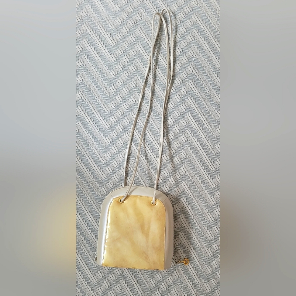Vintage FX La Salle Faux Leather Crossbody Purse 